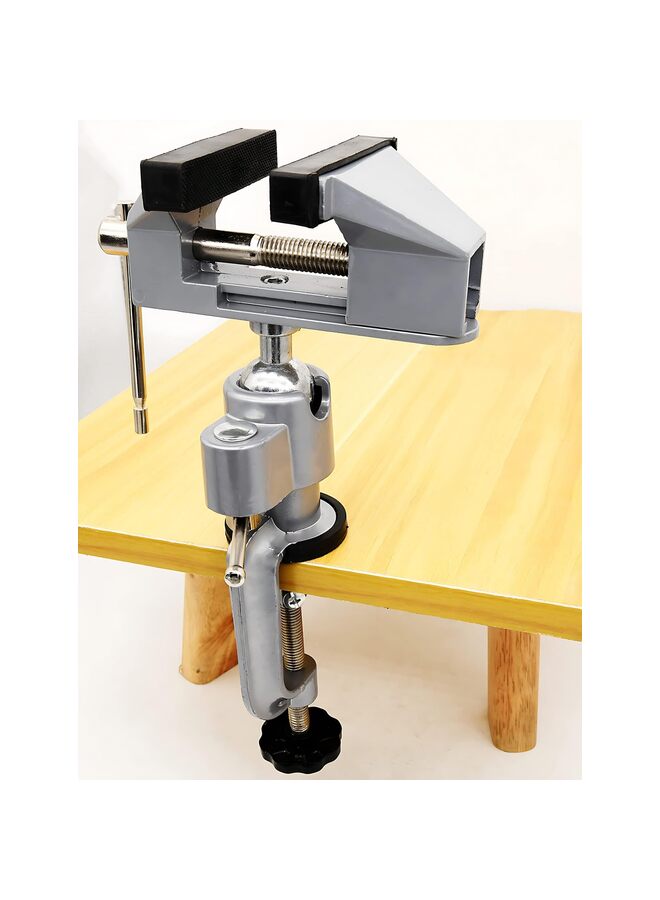 Bench vise table, Jewelry vise, Bench clamps, Swivel bench vise, Table swivel vise, 3 inch Swivel Universal Table Vise Tilts Rotate 360° Universal Work - Image 4
