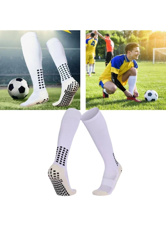 Grip Socks,Long Tube Tight Fitting Grip Socks Football Socks Wear-Resistant Football Non-Slip Football Men for Training - Image 4