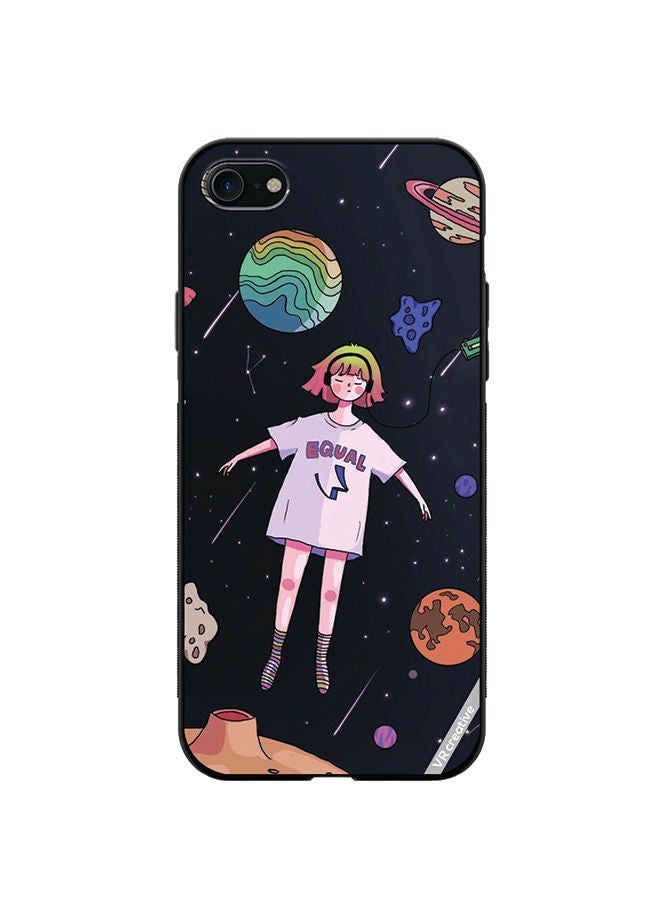 VR CREATIVE Protective Case Cover For Apple iPhone 7/8/SE 2020 Galaxy Design Multicolour - Image 1