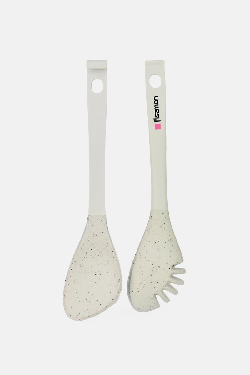 Fissman Nylon And Silicone Multi-Purpose Tongs, Multicolor - Image 1