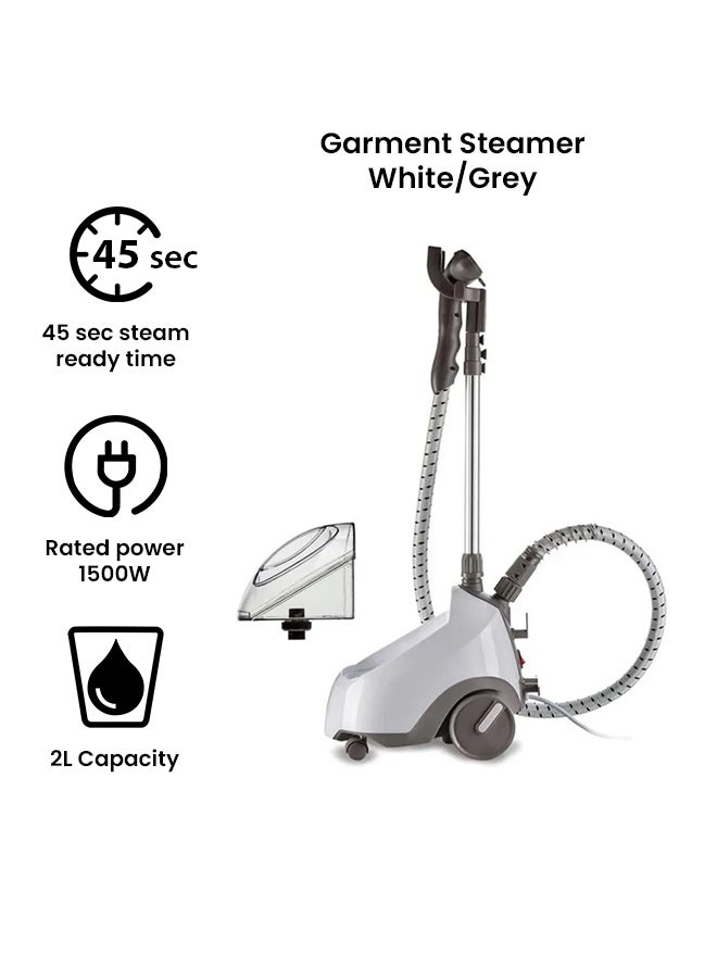 KENWOOD Garment Steamer, Folding Rack, Trouser Press, Glove, 2 L 1500 W GSP65.000WH White - Image 2