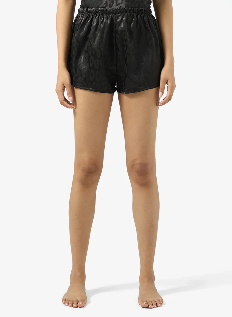 Ginger Satin Animal Print Cami & Short PJ Set
