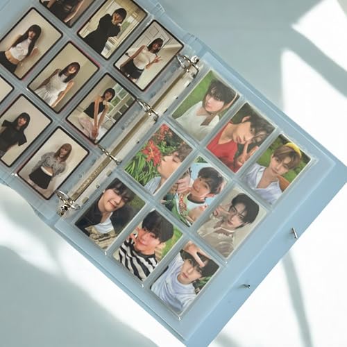 Meowcafe K-Keep Double Sided A4 Slim 9 Pocket Premium Kpop Photocard Binder Pages, 65x93mm Pocket Size, 11 Holes, 100 Micron, Generic Fit 3 Ring Office Binder and 4 Ring Binder, 30 Pages Set - Image 5