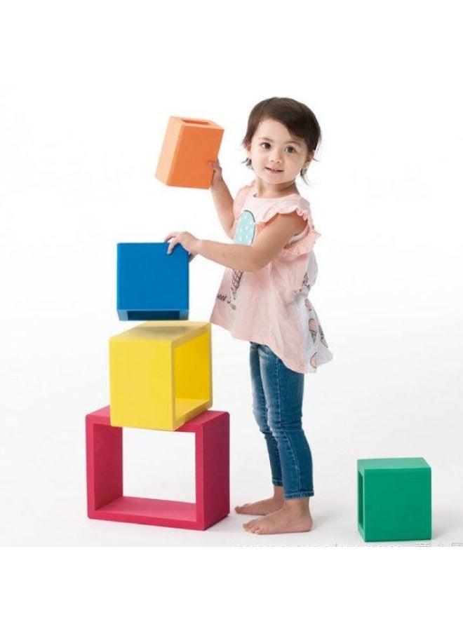 Creative Frames Hollow EVA Building Blocks 3D Spatial Learning Toy for Kids Educational Construction Sensory Play Non Toxic Foam Set