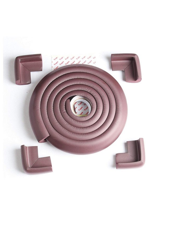 Dolphers Edge & Corner Guard For Baby Proofing | Child Safety Furniture Bumper | Table Protectors | Safe Edge & Corner Cushion (Extra Thick, 6.5 Ft (2 Meter) Edge + 4 Corners) - Image 1