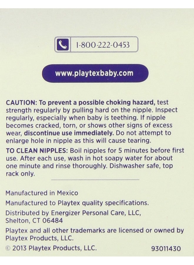 Playtex Nipple Variety Kit, Medium Flow, 4-Count - Image 1