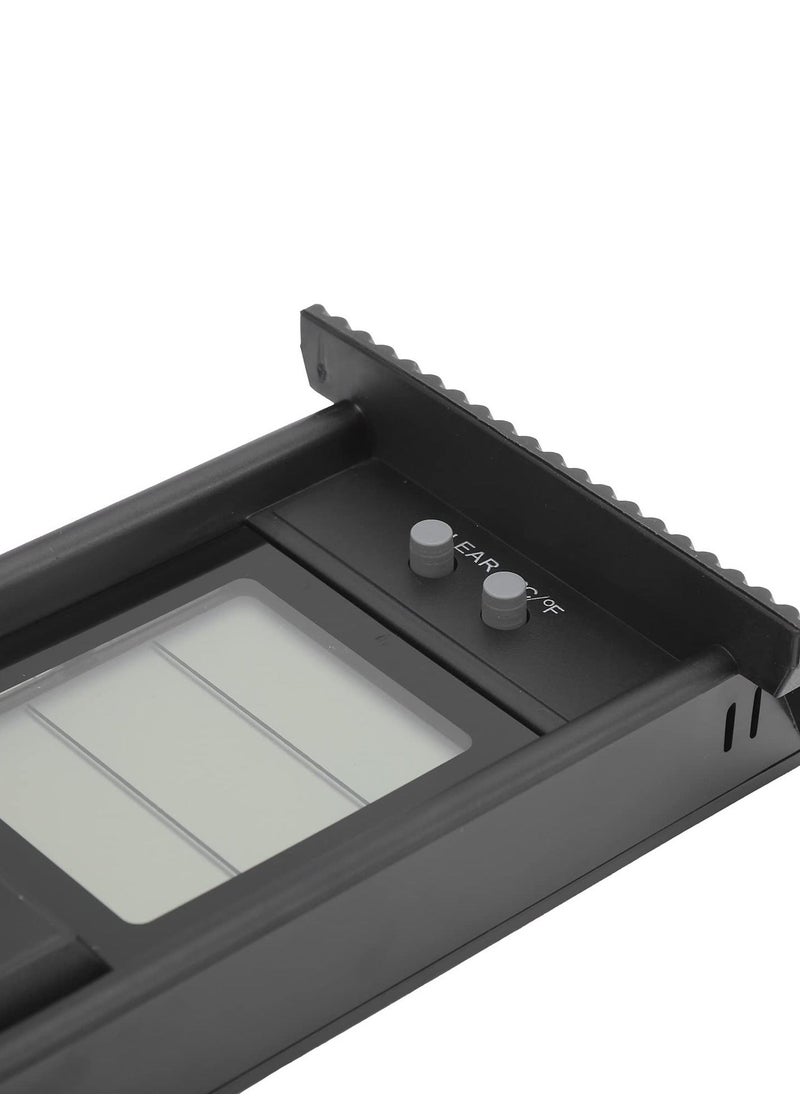 Generic - Digital Greenhouse Thermometer with Hook up ℃ or ℉ Display Maximum and Minimum Temperature Monitoring with memory function for Garden Greenhouse Indoor Room Home Refrigerator Greenhouse Black - Image 1