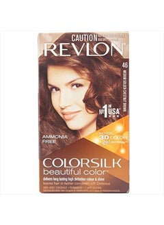 Revlon Revlon Colorsilk Beautiful Color, Medium Golden Chestnut Brown [46] 1 ea(Pack of 2) 