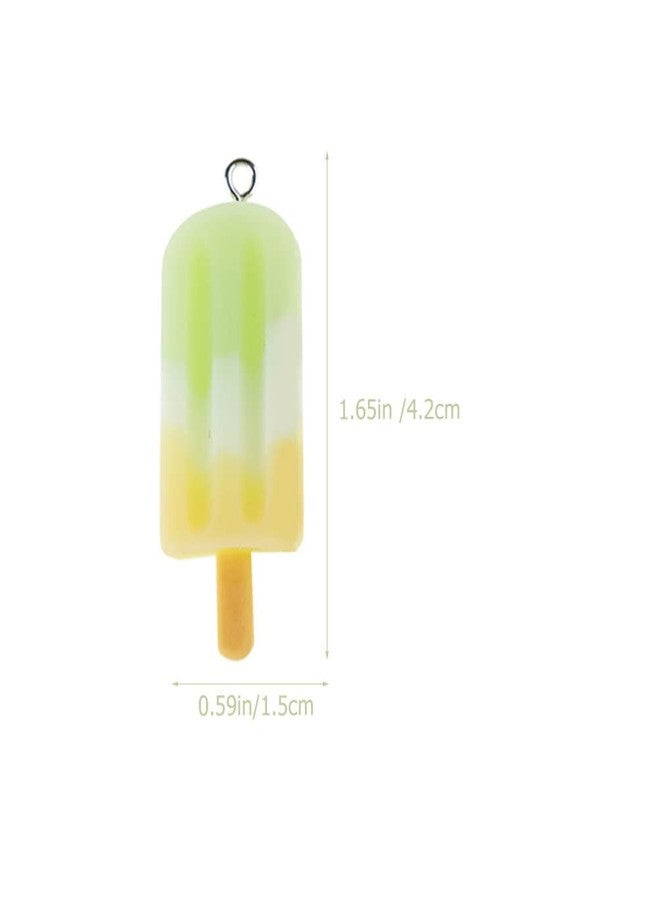 ARTIBETTER Ice Cream Popsicle Pendant Charms 20 Pcs Resin Fun Charms for Jewelry Making Necklace Bracelet Diy Craft Accessories - Image 2