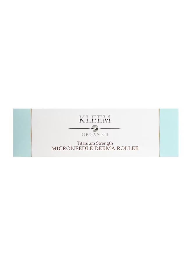 Kleem Organics Microneedle Derma Roller Titanium Strength 1 Roller - Image 1