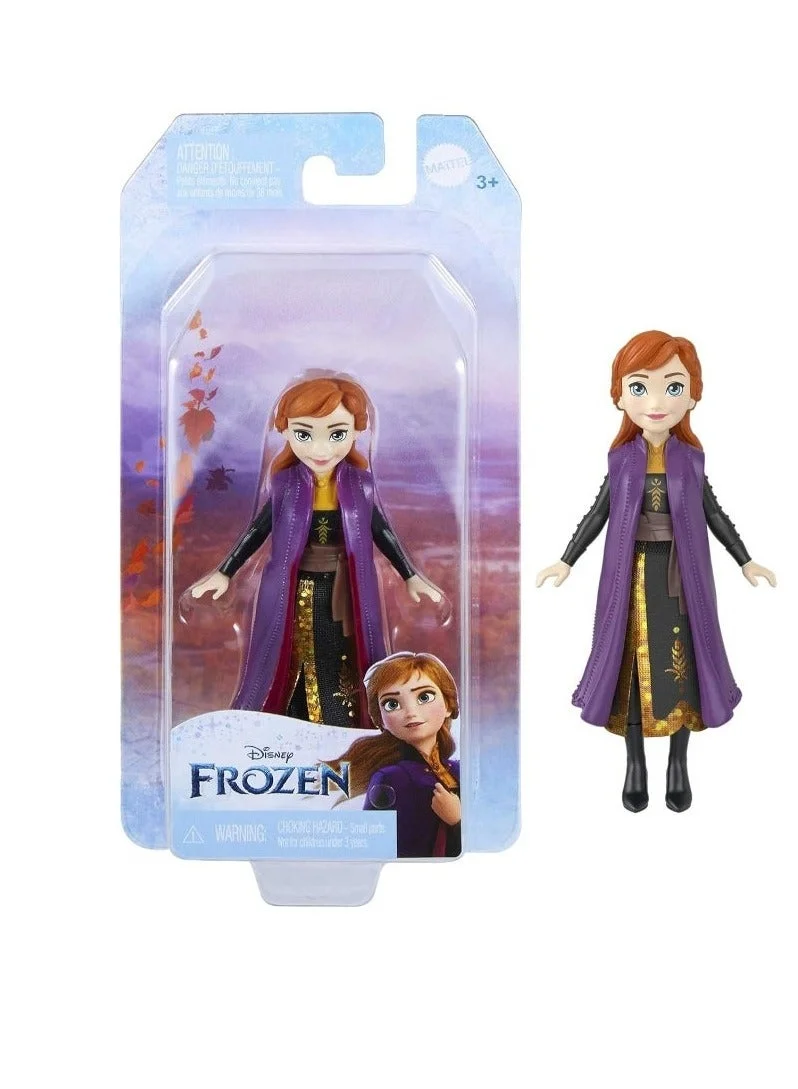 ديزني Disney Frozen Small Doll, Mini Princess Fashion Doll with Signature Outfit and Movie Inspired Accessories for Kids Age 3+| assorted