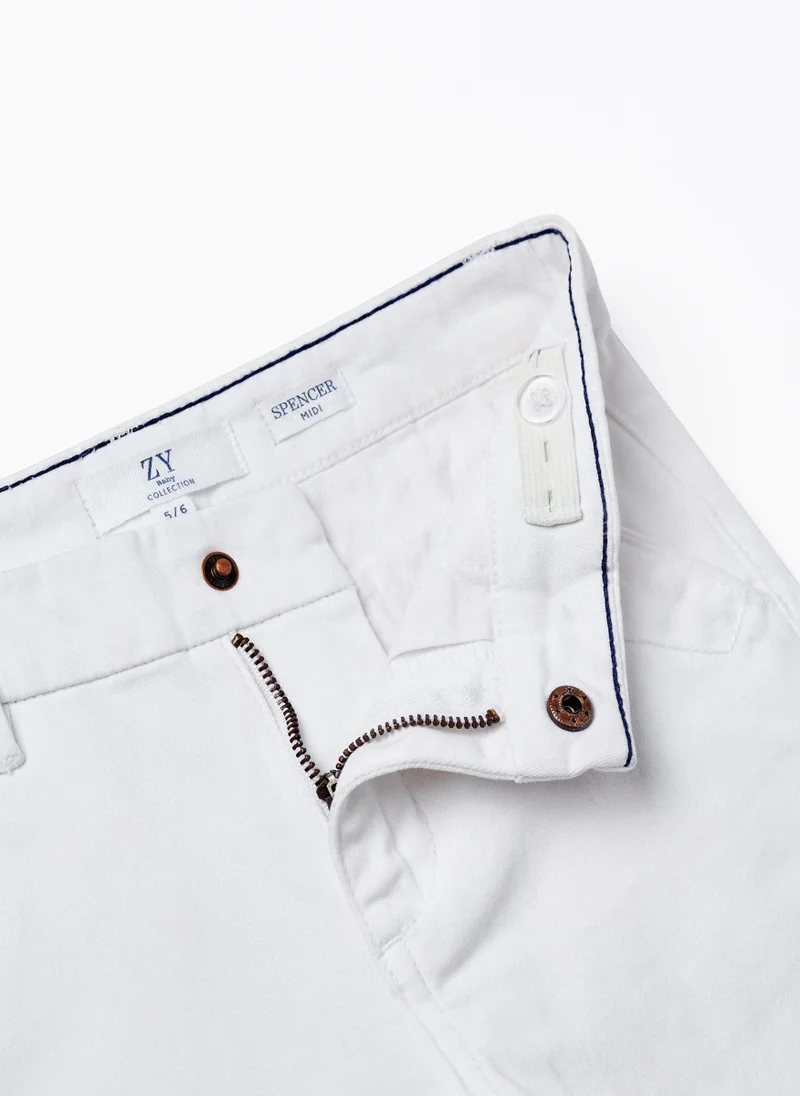 زيبي Cotton Twill Shorts for Boys 'Midi'