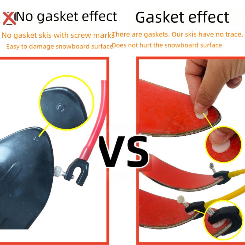موصل التزلج والتزلج على الجليد: اتصال آمن وموثوق - أداة تثبيت حذاء التزلج مصنوعة من مادة متينة وعالية الجودة للمبتدئين والمحترفين في رياضات الثلج - Image 2