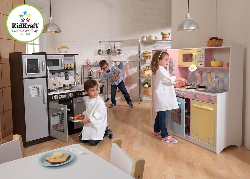 KidKraft Deluxe Cookware Set with Food Gift for Ages 3 - Image 2