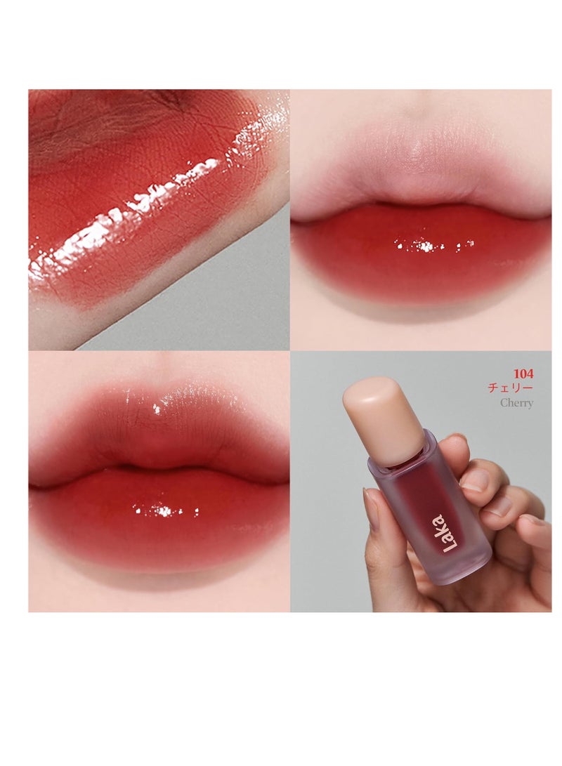 لاكا أحمر شفاه لاكا فروتي جلام تينت مرطب جيدًا 104 كرزي 4.5 جم - Image 2