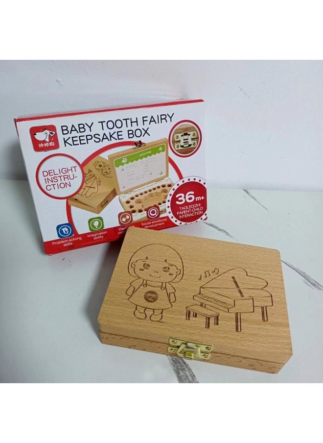Generic Zodiac Teeth Commemorative Box For Girls, Boys, Children And Babies Change Teeth, Fetal Hair Preservation And Collection Storage Box-Color:Zodiac Monkey  - Image 4