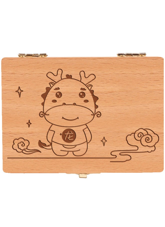 Generic Zodiac Teeth Commemorative Box For Girls, Boys, Children And Babies Change Teeth, Fetal Hair Preservation And Collection Storage Box-Color:Zodiac Monkey  - Image 5