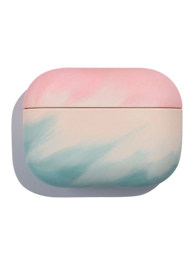 Case Cover For AirPods 3 Ink Painting Water Sticker PC Earphone Case Ink Green
