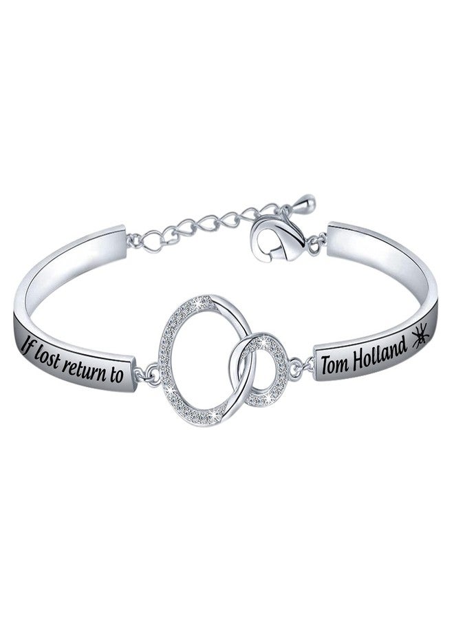 BNQL If Lost Return to Tom Holland Keychain Bracelet spider Bracelet Gift for daughter（BC-02） - Image 1