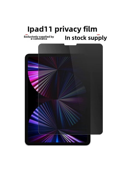 Privacy Screen Tempered Glass Protection Film For IPad 11 Pro/5 Mini/6 Tablet Anti Glare Fingerprint Resistant Scratch Resistant-Color:Anti-peep Arc Edge (die)-Dimensions:iPad Mini5