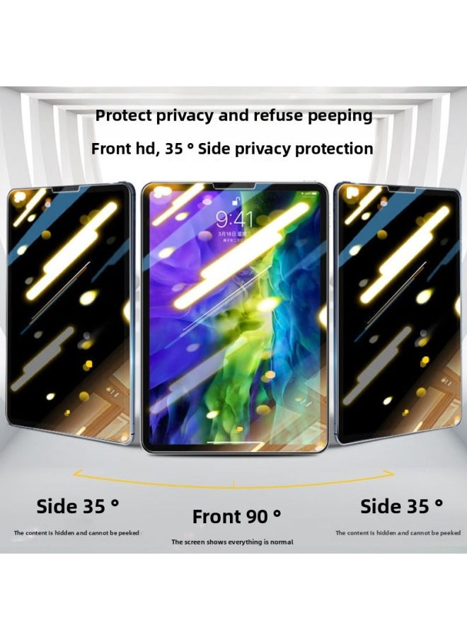 Generic - Privacy Screen Tempered Glass Protection Film For IPad 11 Pro/5 Mini/6 Tablet Anti Glare Fingerprint Resistant Scratch Resistant-Color:Anti-peep Arc Edge (die)-Dimensions:iPad Mini5 - Image 1