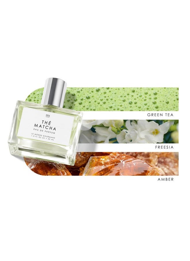 LE MONDE GOURMAND - Thé Matcha Eau de Parfum - 1 fl oz (30 ml) - Green Tea, Floral, Amber Perfume Notes - Image 1