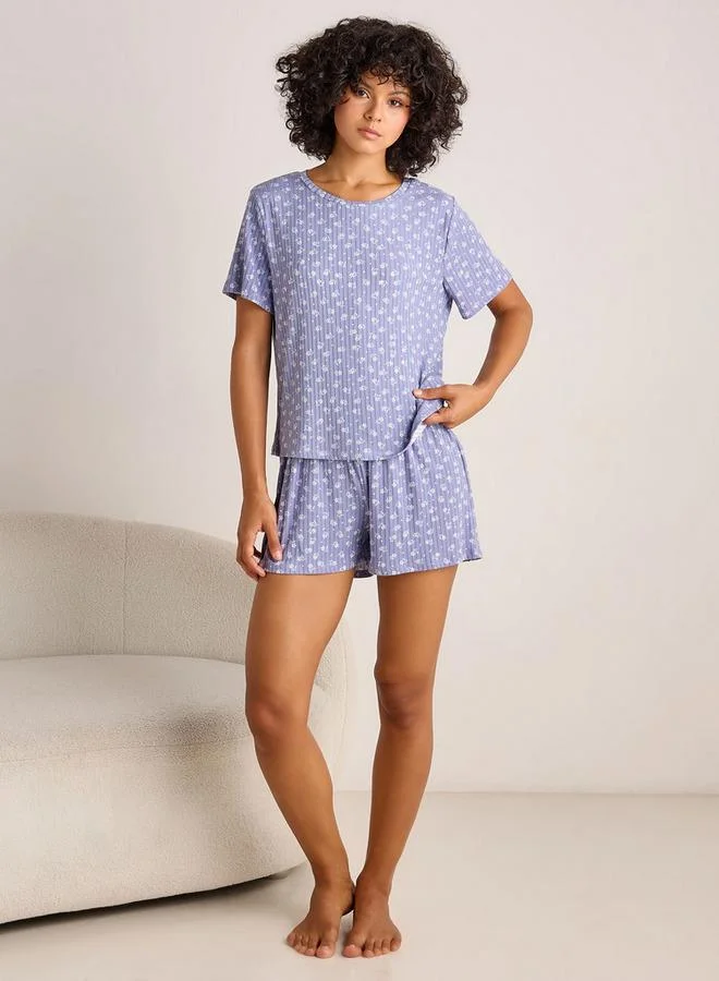 سبلاش فيڤ Shorts Ribbed Texture