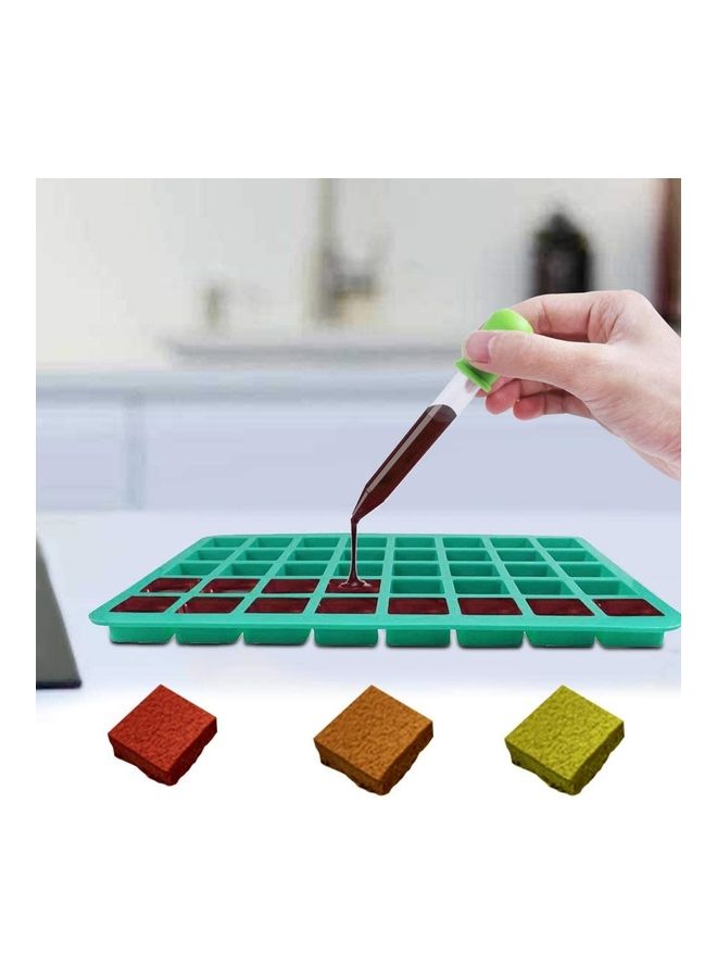 نيبمينينت طقم مكون من قالبين السيليكون مع 4 قطارات أزرق / أخضر 11.7x7.75x0.7بوصة - Image 4