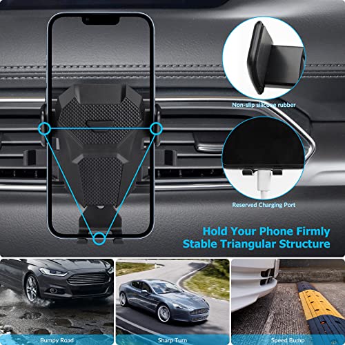 DLOVEG Car Phone Holder Mount for Mazda CX-5 2023-2022, 2023 Accessories, Compatible with 4.5-7.5 inch Smartphones, Black - Image 4