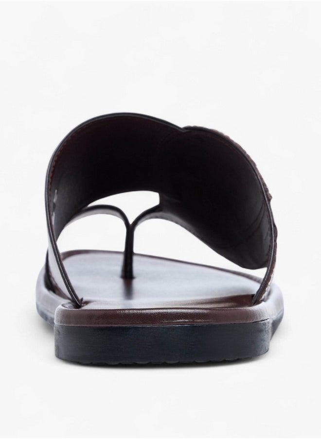 LBL by Shoexpress Textured Slip-on Arabic Sandals  - Image 4