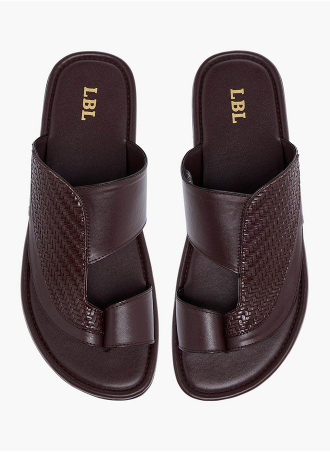 LBL by Shoexpress Textured Slip-on Arabic Sandals  - Image 1
