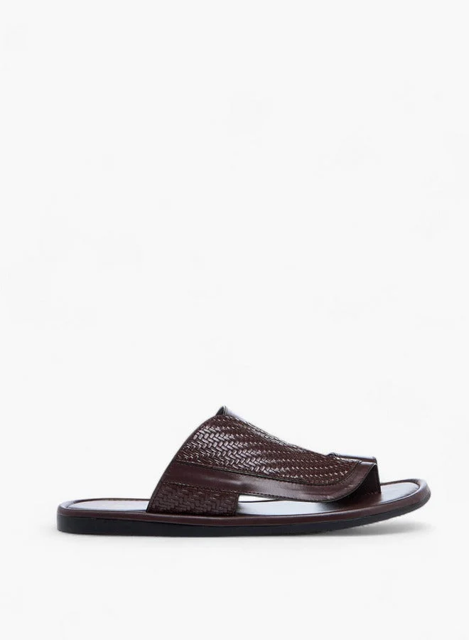 Men's Textured Slip-on Arabic Sandals