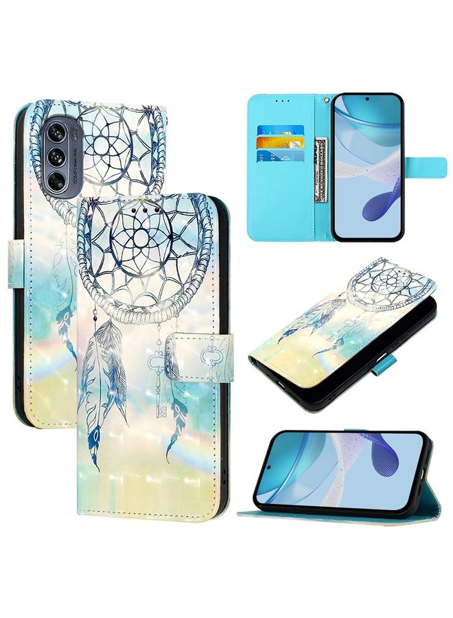 S-TOP Case For Motorola Moto G62 5G Global / India 3D Painting Horizontal Flip Leather Phone Case - Image 1