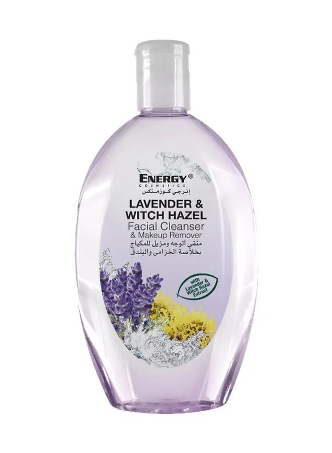 إنيرجي كوزماتيكس منظف ​​الوجه باللافندر والويتشهازل من إنيرجي كوزماتيكس - غسول وجه لطيف لتهدئة البشرة وتنقيتها 235 مل