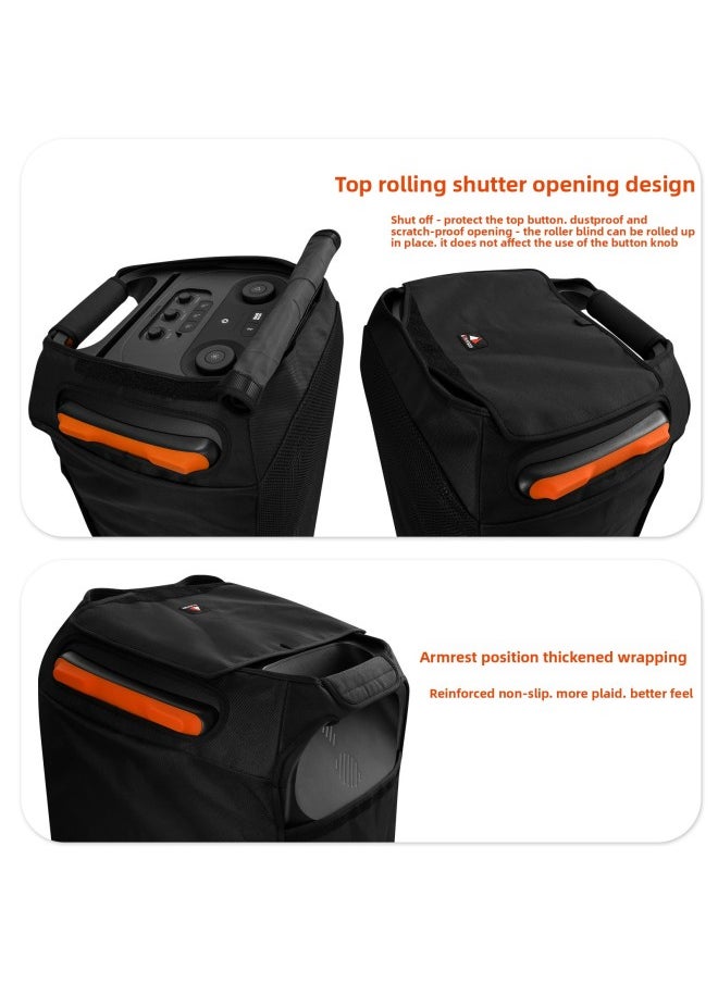 Generic Suitable For JBL PartyBox 710 Speaker All-inclusive Protective Cover Non-detachable Mesh Outdoor Speaker Dust Cover-Color:Black  - Image 3