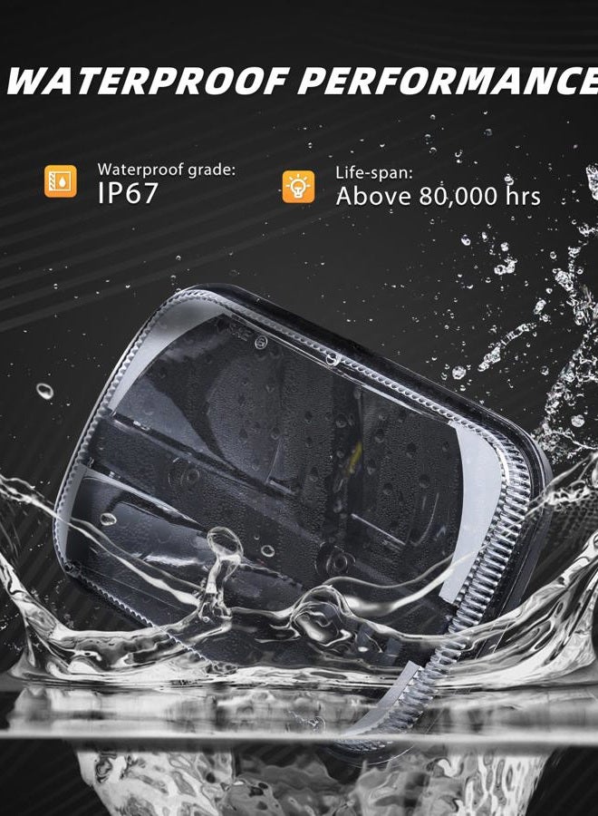 AUDEXEN Pair square 5''x 7'' Inch Daymaker led headlight High Low Beam Headlamp for jeep Wrangler YJ Cherokee XJ Trucks 4X4 Offroad - Image 5