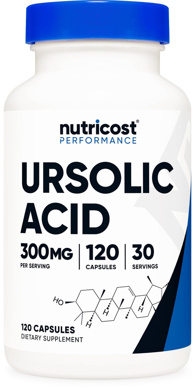Nutricost Ursolic Acid 300mg 120 Capsules Vegetarian Non GMO Gluten Free Soy Free - Image 3