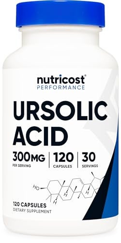Nutricost Ursolic Acid 300mg 120 Capsules Vegetarian Non GMO Gluten Free Soy Free - Image 2