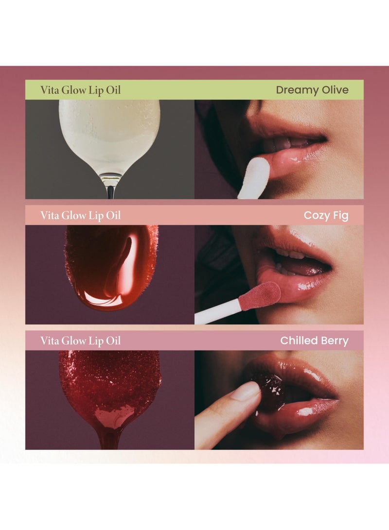 AXIS-Y Cozy Fig Vita Glow Lip Oil 4,5 g - Image 4