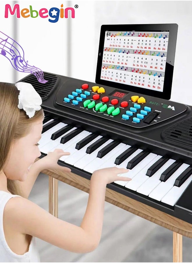 MEBEGIN - 37 Key Piano Keyboard with Microphone for Kids Musical Toys for 3 4 5 6 Year Old kids  USB charging Piano Portable Music Keyboard Electronic Educational Learning Toy for Boys Girls Birthday Gifts - Image 1