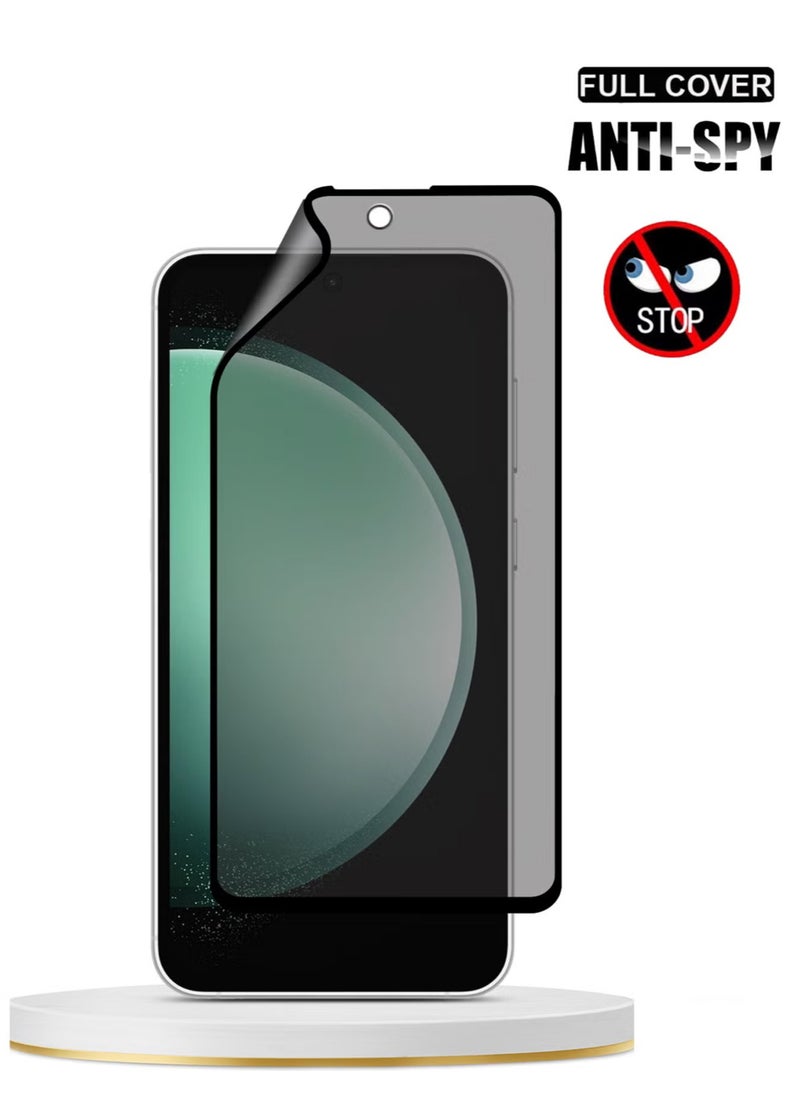 Waldic - Samsung Galaxy S24 FE Full Cover Matte Ceramic Privacy Screen Protector - Explosion-Proof, Anti-Bubble, Anti-Fingerprint | Flexible Privacy Nano Ceramic, Anti-Peeping, Edge-to-Edge Coverage, High Transparency, Delicate Touch, Easy Installation - Image 1
