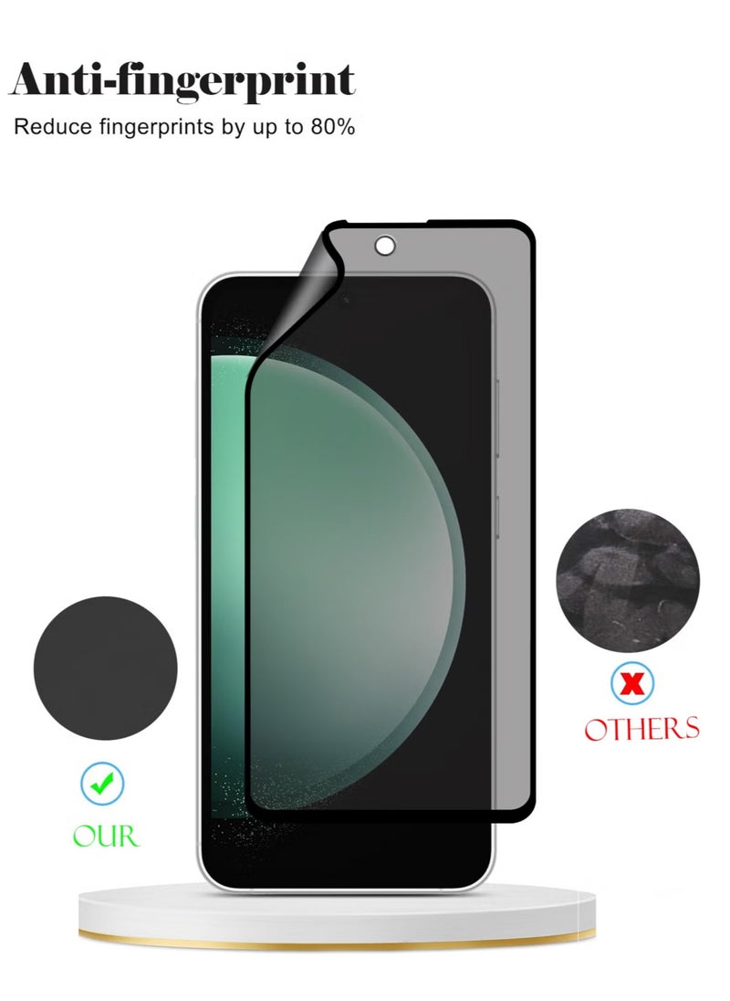 Waldic - Samsung Galaxy S24 FE Full Cover Matte Ceramic Privacy Screen Protector - Explosion-Proof, Anti-Bubble, Anti-Fingerprint | Flexible Privacy Nano Ceramic, Anti-Peeping, Edge-to-Edge Coverage, High Transparency, Delicate Touch, Easy Installation - Image 1