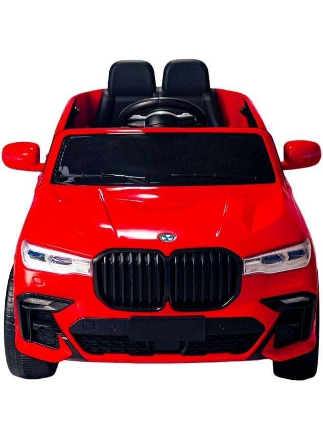 Electric ride-on car for children with remote control - X8, multi-color. (red) - Image 1