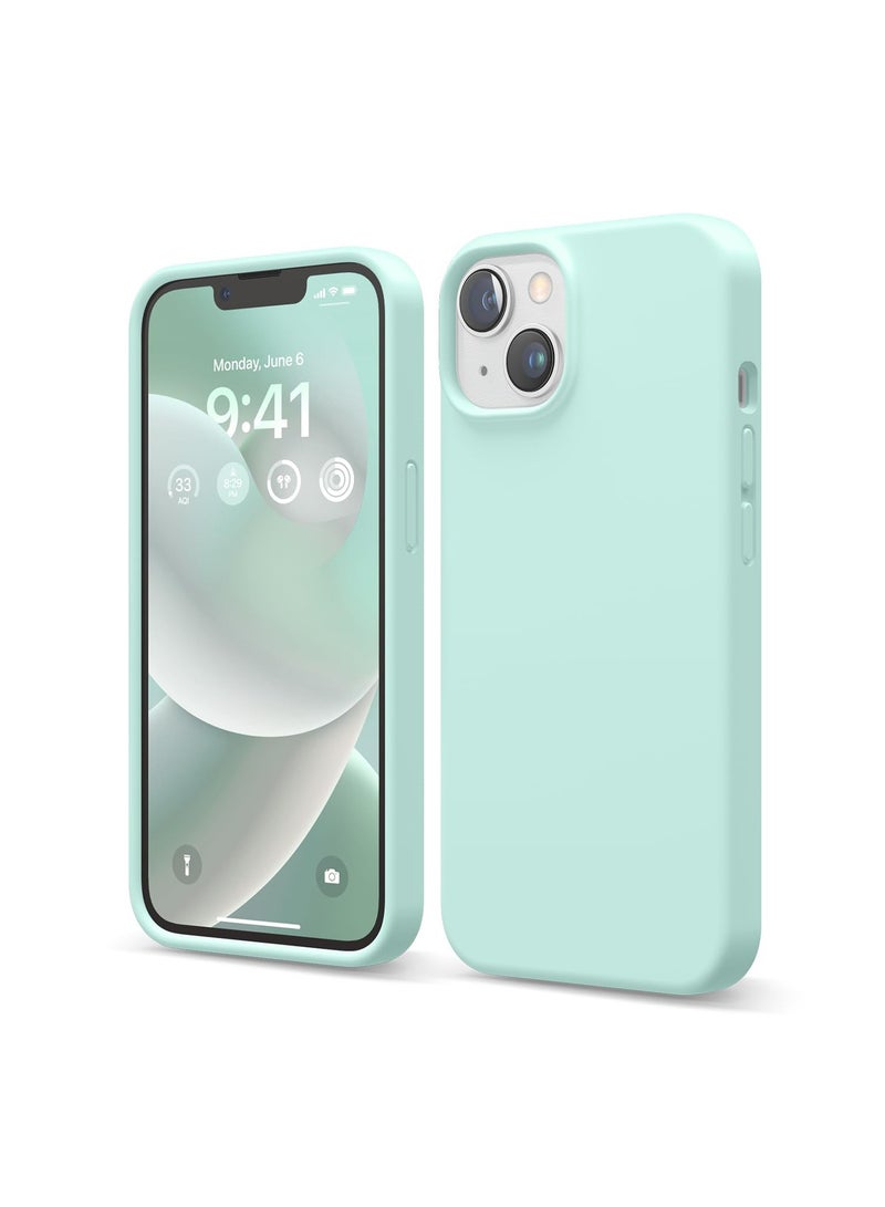 شوميرا Designed for iPhone 14 Plus/iphone 15 Plus Case, Upgrade Silicone Ultra Slim Shockproof Protective Phone Case with [Soft Anti-Scratch Microfiber Lining], 6.7 inch