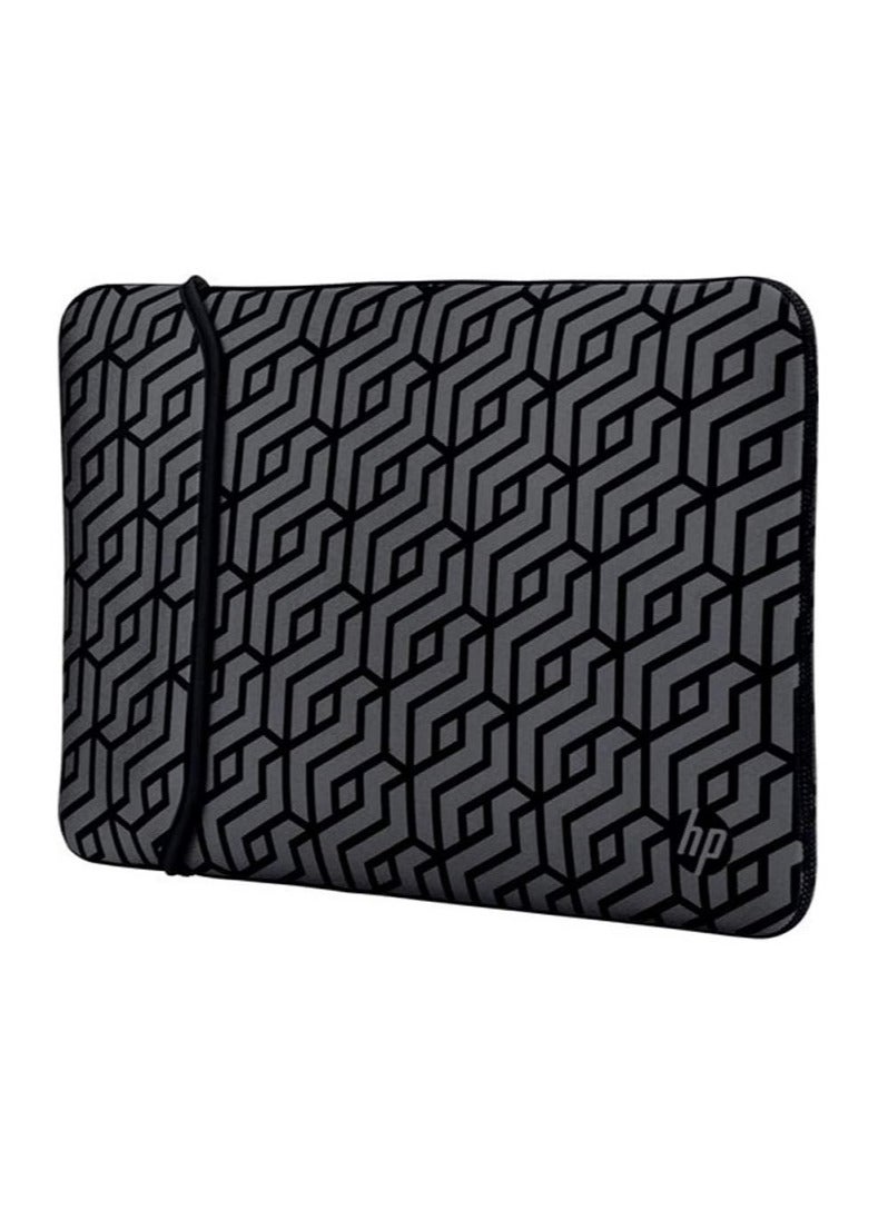 HP 15.6 Inch (38 cm) Black & Grey Reversible Neoprene Sleeve for Laptop/Chromebook/Mac - Image 1