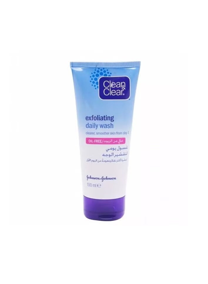 Clean & Clear Exfoliating Daily Wash 100 Ml