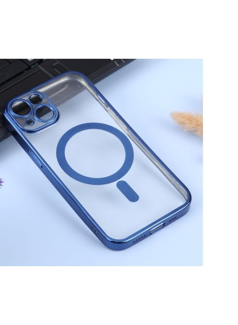 Magsafe Back Cover for iPhone 11 Blue  - Image 2