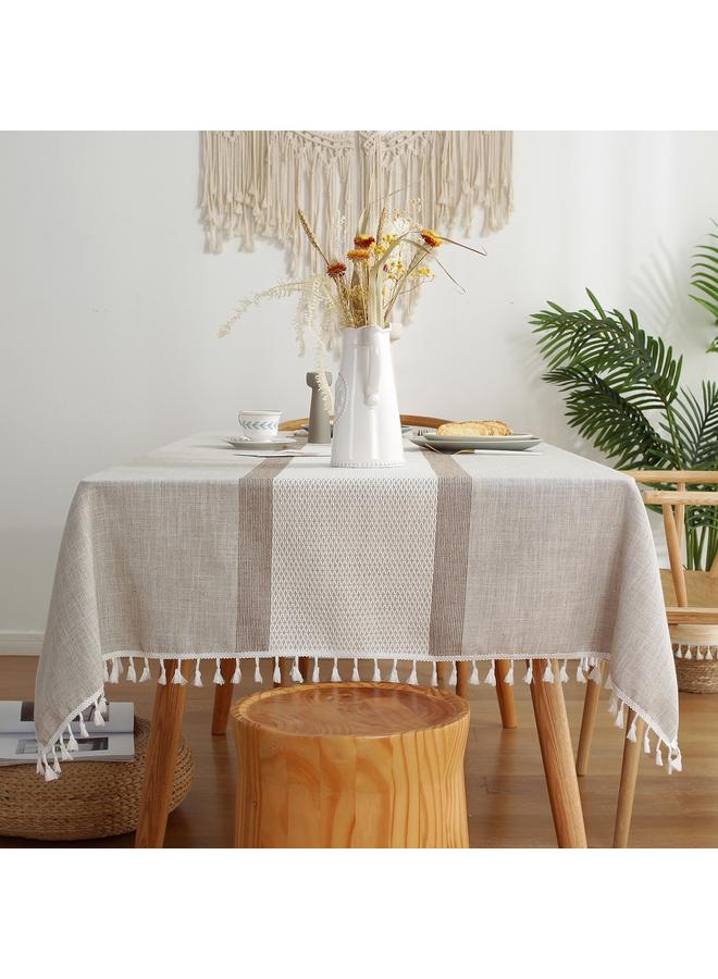 الأزرق جي دبليو مفرش المائدة على الطراز الأوروبي مقاوم للماء ومضاد للزيت - Image 1