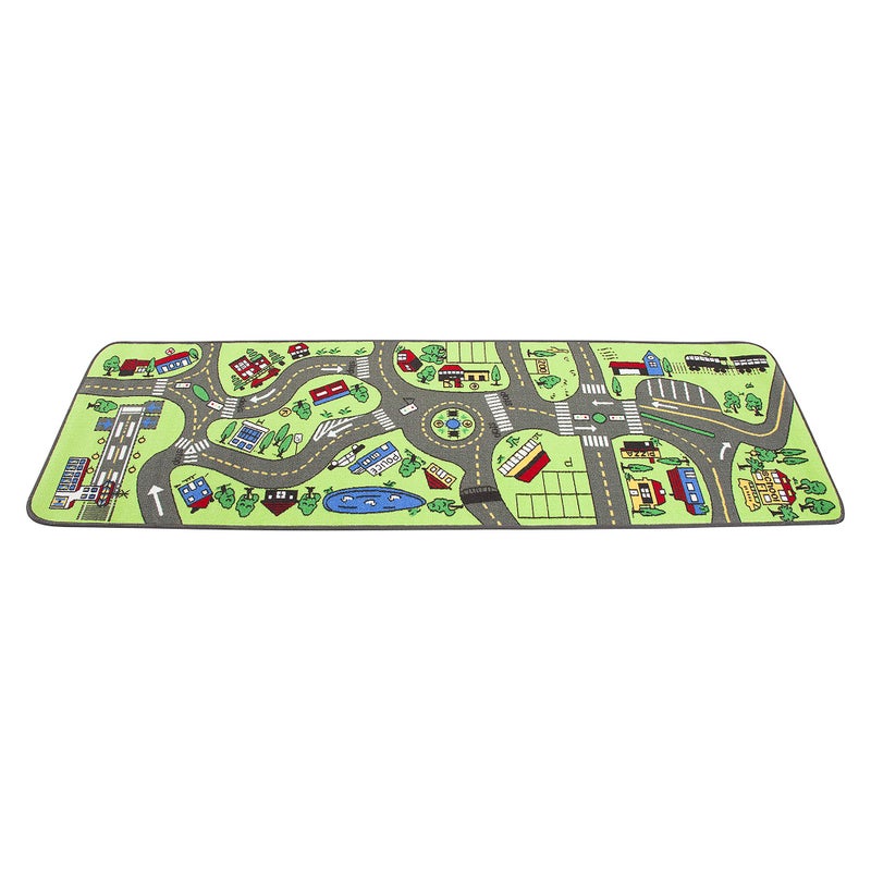 Learning Carpets Giant Road LC124 White