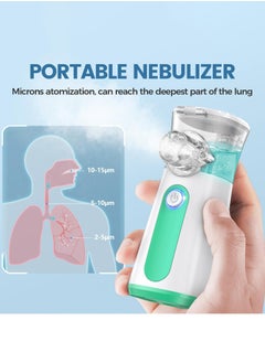Hulami Portable Auto Nebulizer Machine - Rechargeable Mesh Nebulizer for Adults and Kids, Travel and Household Use, Electric Handheld Inhaler for Breathing Problems  - Image 2